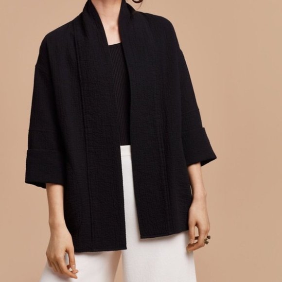 ARITZIA Wilfred Black Lenglen Kimono Jacket - Picture 2 of 6